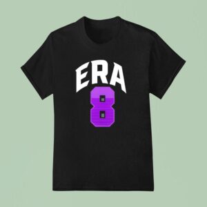 Lamar Jackson Wearing Era Logo T Shirt