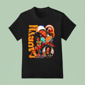 Lauryn Hill Vintage Soul Hip Hop Collage Graphic T Shirt