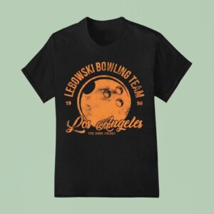 Lebowski Bowling Team Los Angeles The Dude Abides T Shirt