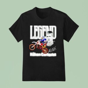 Legend Hakan Carlqvist Motocross World Championships Signature T Shirt