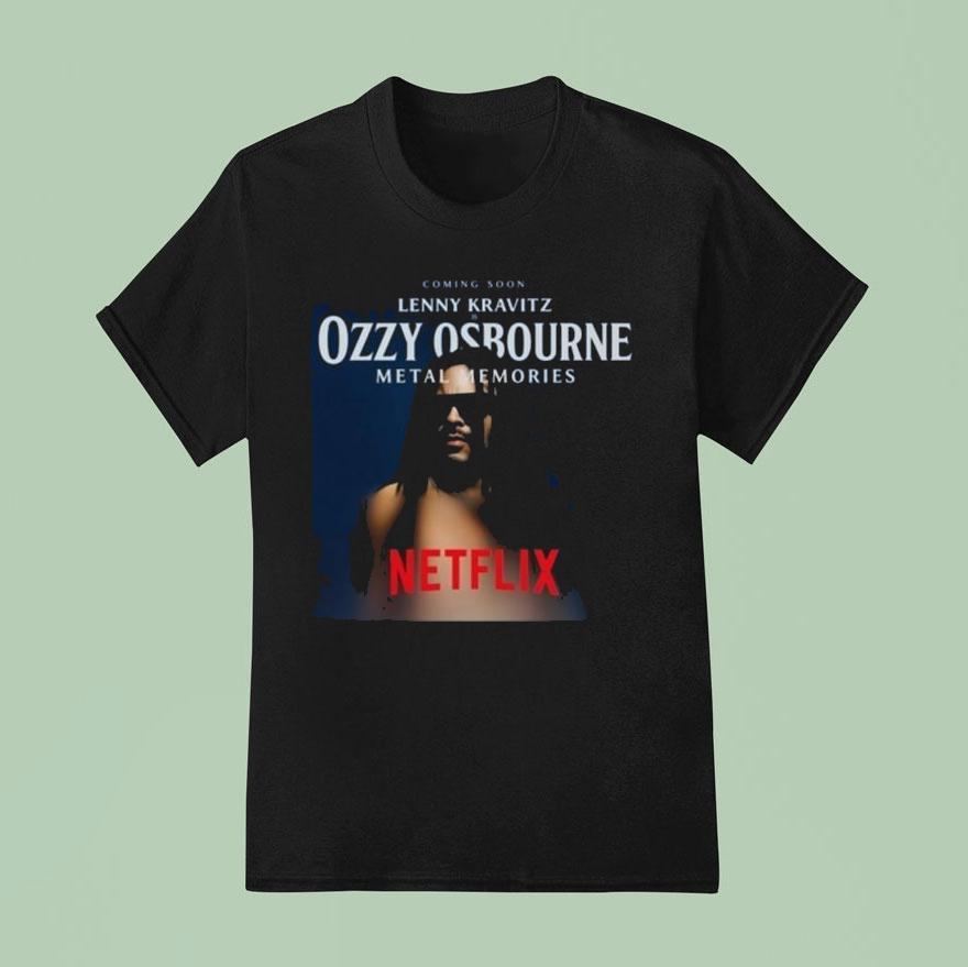 Lenny Kravitz Is Ozzy Osbourne Mental Memories Netflix Coming Soon T Shirt