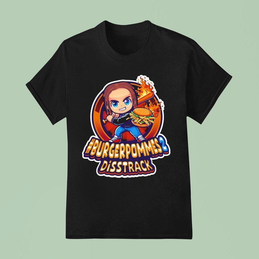 Leontin Burgerpommes Disstrack T Shirt
