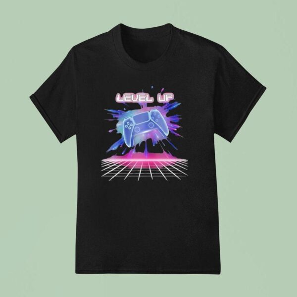 Level Up Video Game T Shirt