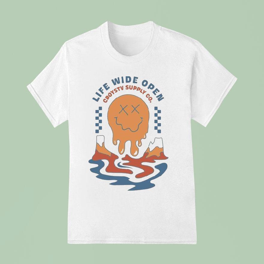 Life Wide Open Cboystv Summer Slime T Shirt