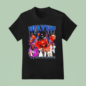 Lil Wayne Rapper Hustler Vintage Tribute Collage T Shirt