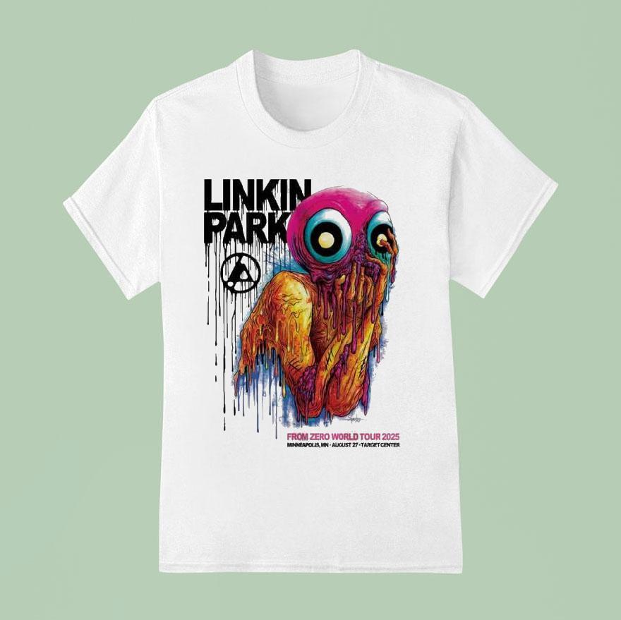 Linkin Park From Zero World Tour Minneapolis August Th Albert Alex Pardee At Target Center T Shirt