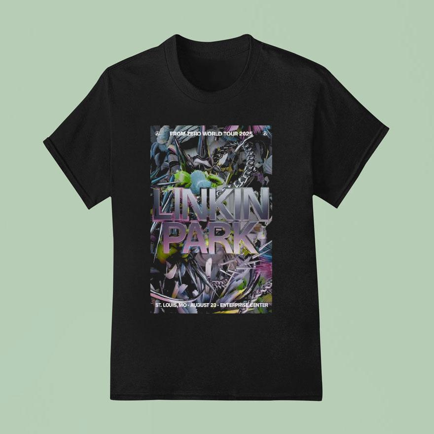 Linkin Park From Zero World Tour Show St Louis Mo T Shirt