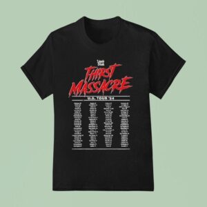 Liquid Death Thirst Massacre Us Tour T Shirt