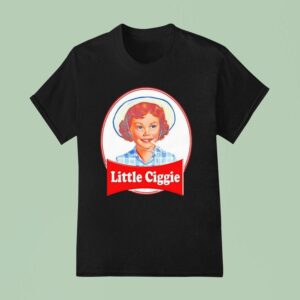 Little Ciggie Smoking Debbie Parody T Shirt