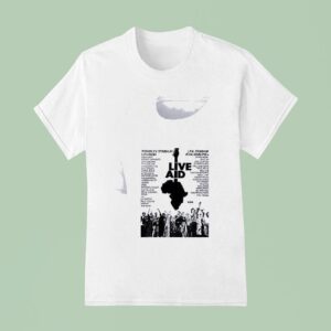 Live Aid Sat Th July Roster T Shirt