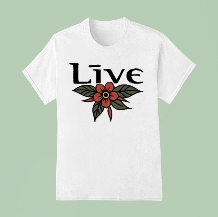 Live Koi Fish Flower T Shirt