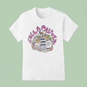 Lollapalooza Stay Safe Lolla In Chicago At Grant Park On July Aug Skyline T Shirt