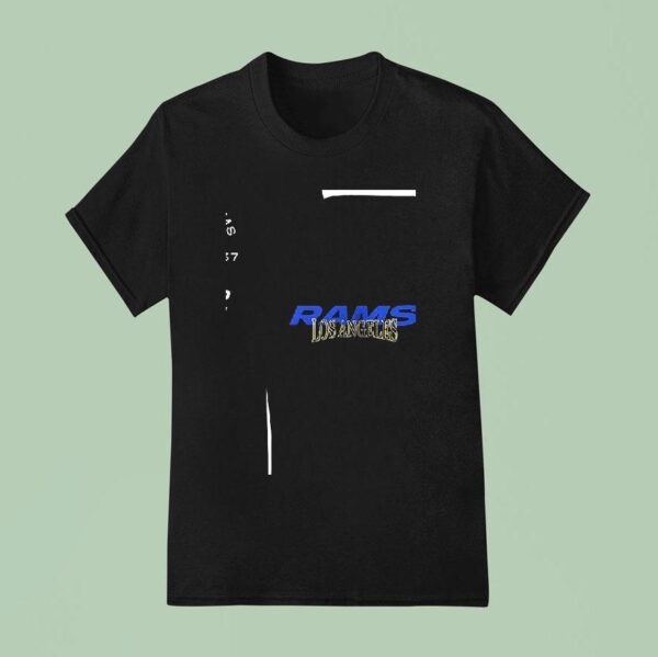 Los Angeles Rams Royal And Sol Booster Club Helme T Shirt