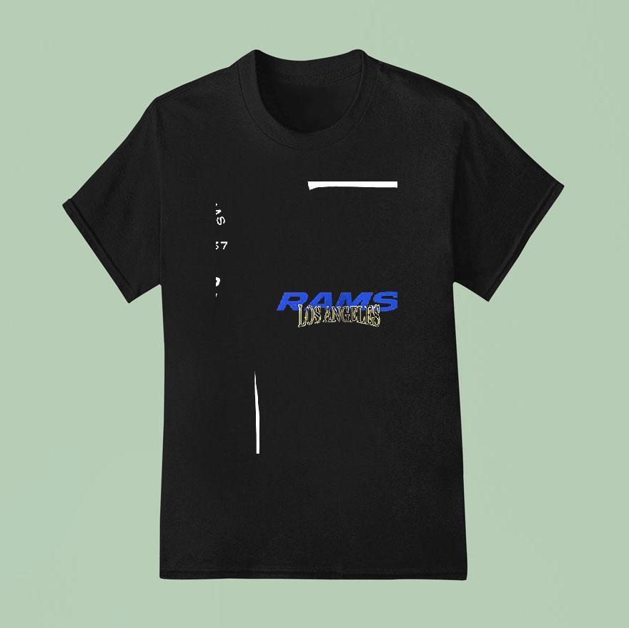 Los Angeles Rams Royal And Sol Booster Club Helme T Shirt