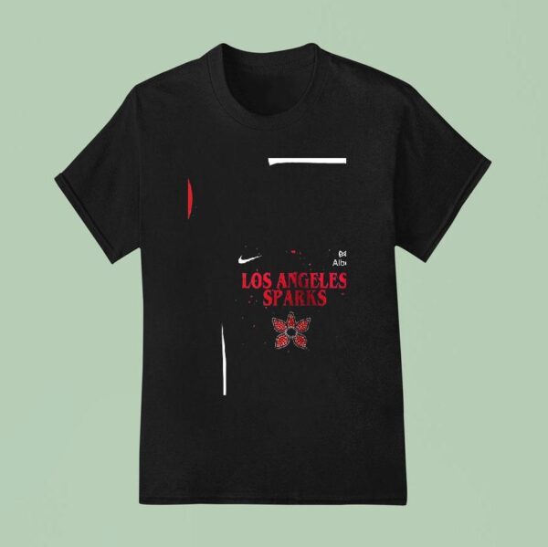 Los Angeles Sparks Stranger Things Rebel Swingman T Shirt