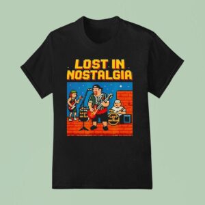 Lost In Nostalgia Bit Band Logo T Shirt