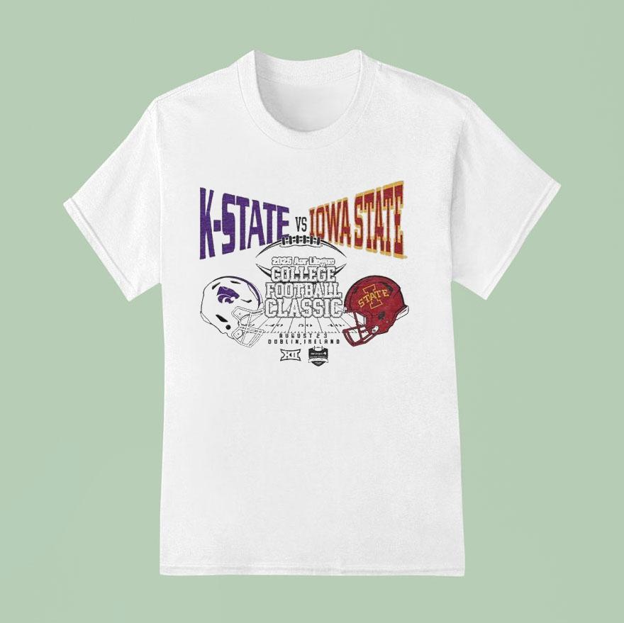 Lsu Iowa State Cyclones Vs Ksu Kansas State Wildcats Rival T Shirt