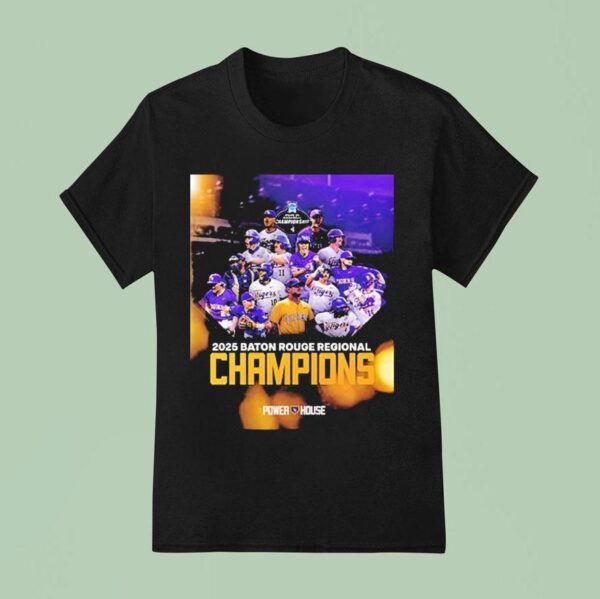 Lsu Tigers The Champions Baton Rouge Regional Champion T Shirt