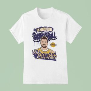 Luka Doncic Los Angeles Lakers Basketball Cartoon T Shirt