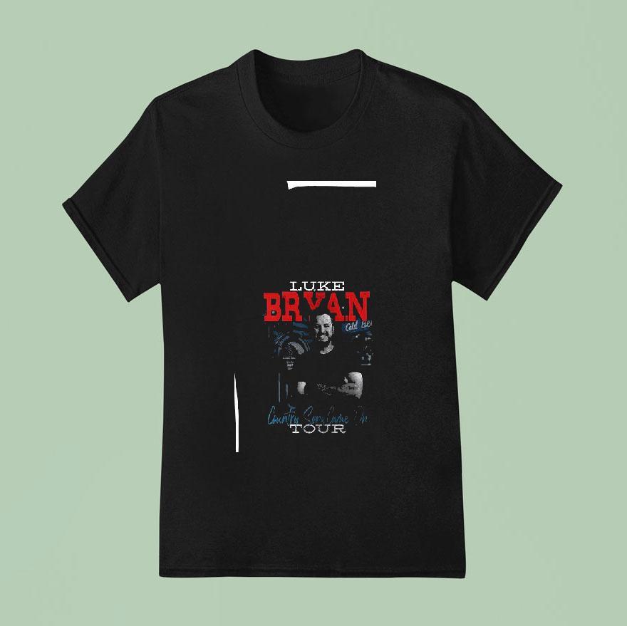 Luke Bryan Country Song Came On Jukebox Tour T Shirt