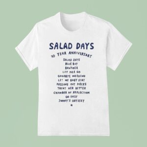 Mac Demarco Salad Days Year Anniversary Tour T Shirt