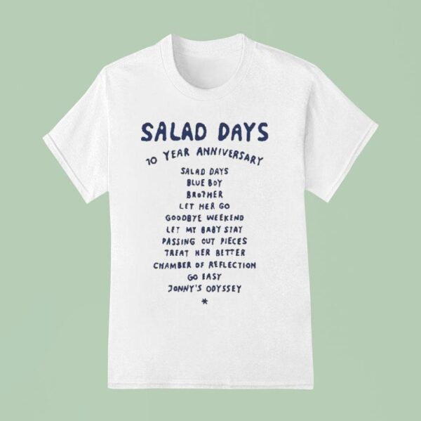 Mac Demarco Salad Days Year Anniversary Tour T Shirt