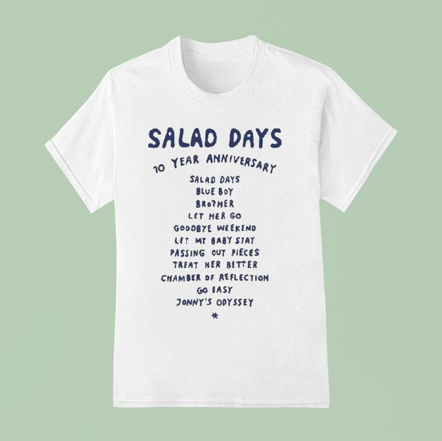 Mac Demarco Salad Days Year Anniversary Tour T Shirt