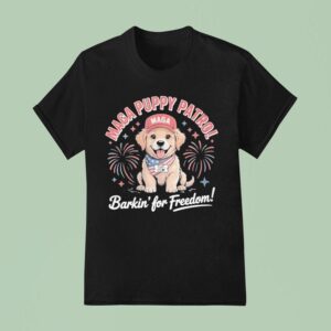 Maga Puppy Patro Barkin For Freedom Dog T Shirt