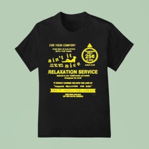 Mal Blum Relaxation Service Try It You Ll Feel Great Magic Fingers T Shirt