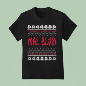 Mal Blum Winter Ugly Christmas T Shirt