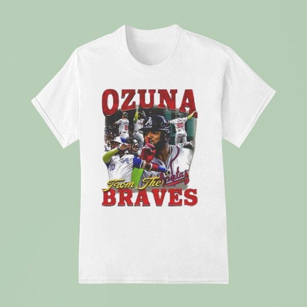 Marcell Ozuna From The Braves Baseball T Shirt