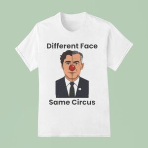 Mark Carney Different Face Same Circus Clown T Shirt