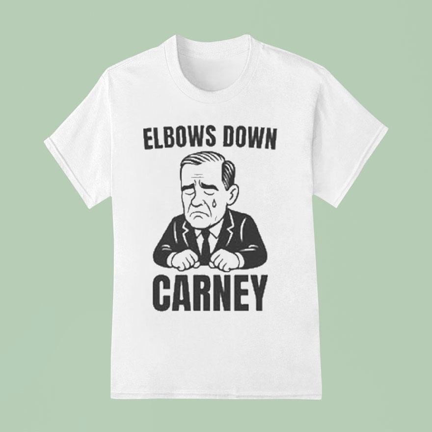 Mark Carney Elbows Down T Shirt