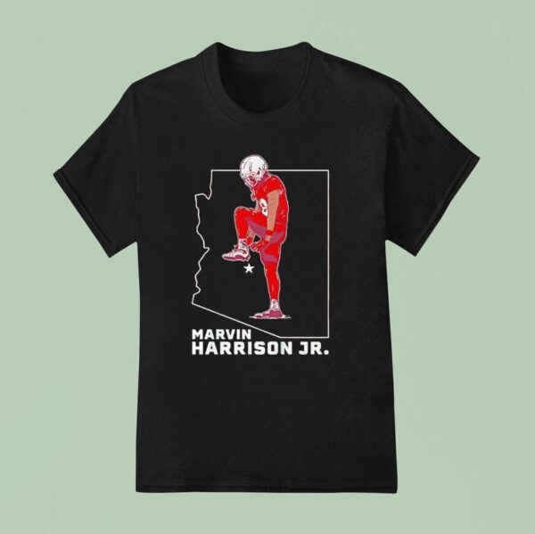 Marvin Harrison Jr Arizona Cardinals Football Cartoon T Shirt