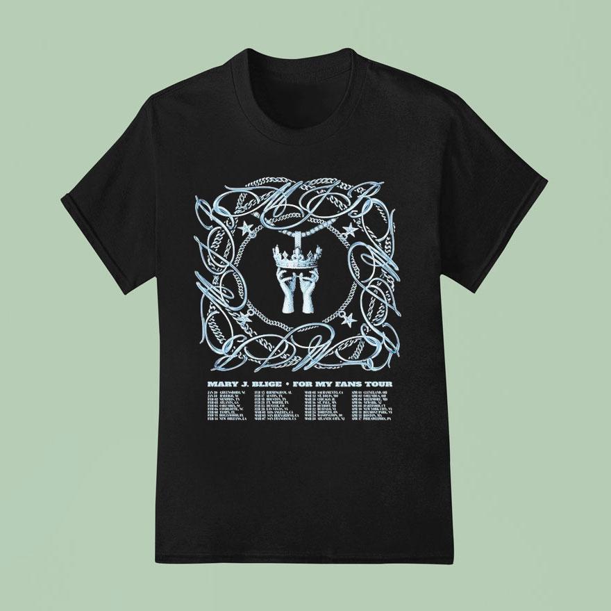 Mary J Blige For My Fans Tour Chain T Shirt