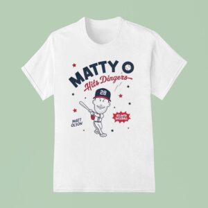 Matt Olson Matty O Hits Dingers Atlanta Braves Baseball T Shirt