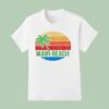 Maui Beach Palm Sunrise Vintage T Shirt