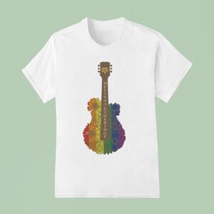 Melissa Etheridge Pride Flower Guitar T Shirt