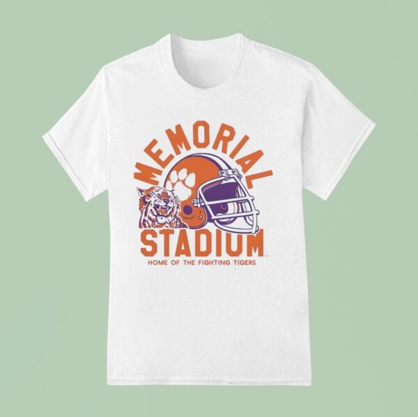 Memorial Stadium Home Of The Fighting Clemson Tigers T Shirt