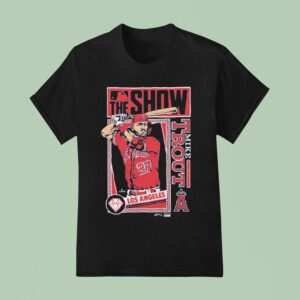 Mike Trout Mlb The Show Los Angeles Angels T Shirt
