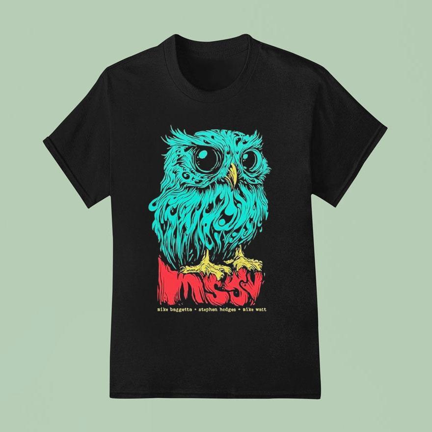 Mike Watt Mssv Mike Baggetta Stephen Hodges The Trio As A Triangle T Shirt