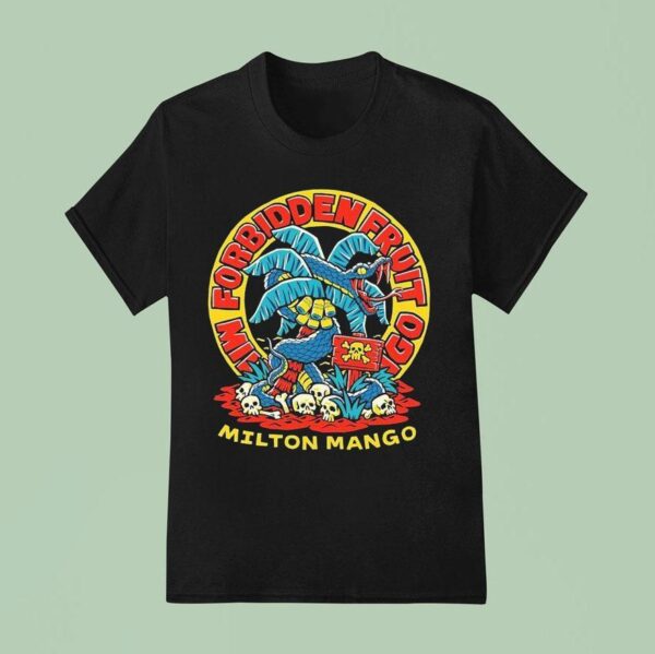 Milton Mango Forbidden Fruit Skulls Snake T Shirt