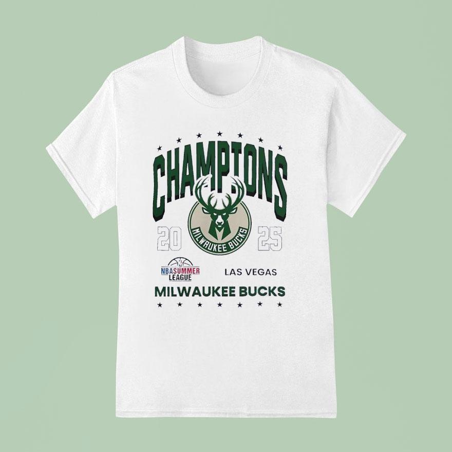 Milwaukee Bucks Nba Las Vegas Summer League Champions T Shirt