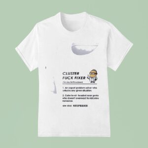 Minion Cluster Fuk Fixer An Expert Problem Solver Funny T Shirt