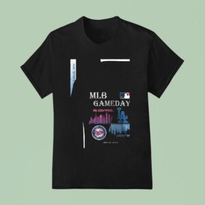 Minnesota Twins Vs Los Angeles Dodgers Mlb Gameday Schedule Skyline City T Shirt