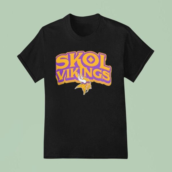 Minnesota Vikings Skol Vikings Logo T Shirt