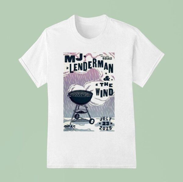 Mj Lenderman July Durham Performing Arts Center Durham Nc Bbq T Shirt