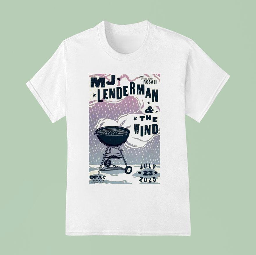 Mj Lenderman July Durham Performing Arts Center Durham Nc Bbq T Shirt
