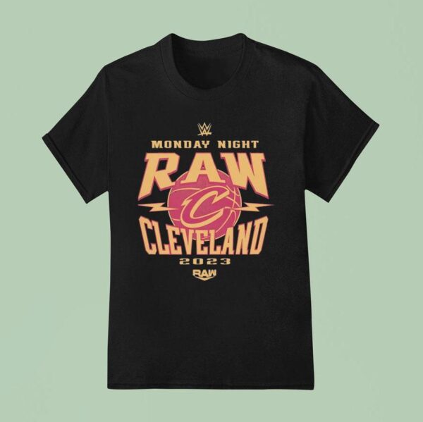 Monday Night Raw X Cleveland Cavaliers Basketball T Shirt