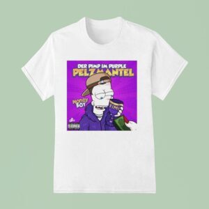 Money Boy Der Pimp Im Purple Pelz Mantel T Shirt